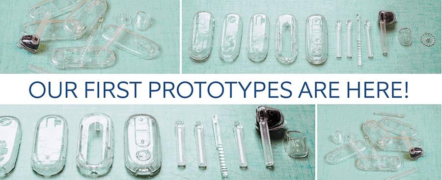 Our first prototypes are here!